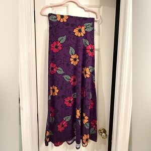 LuLaRoe Purple and Orange Floral Dress/Skirt